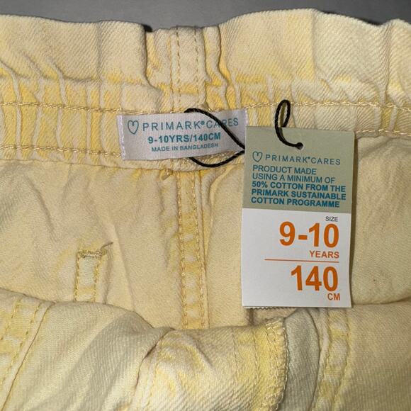 Primark Cares Girls 9-10  Drawstring Jeans Everyday Casual School Lightweight - Picture 3 of 11